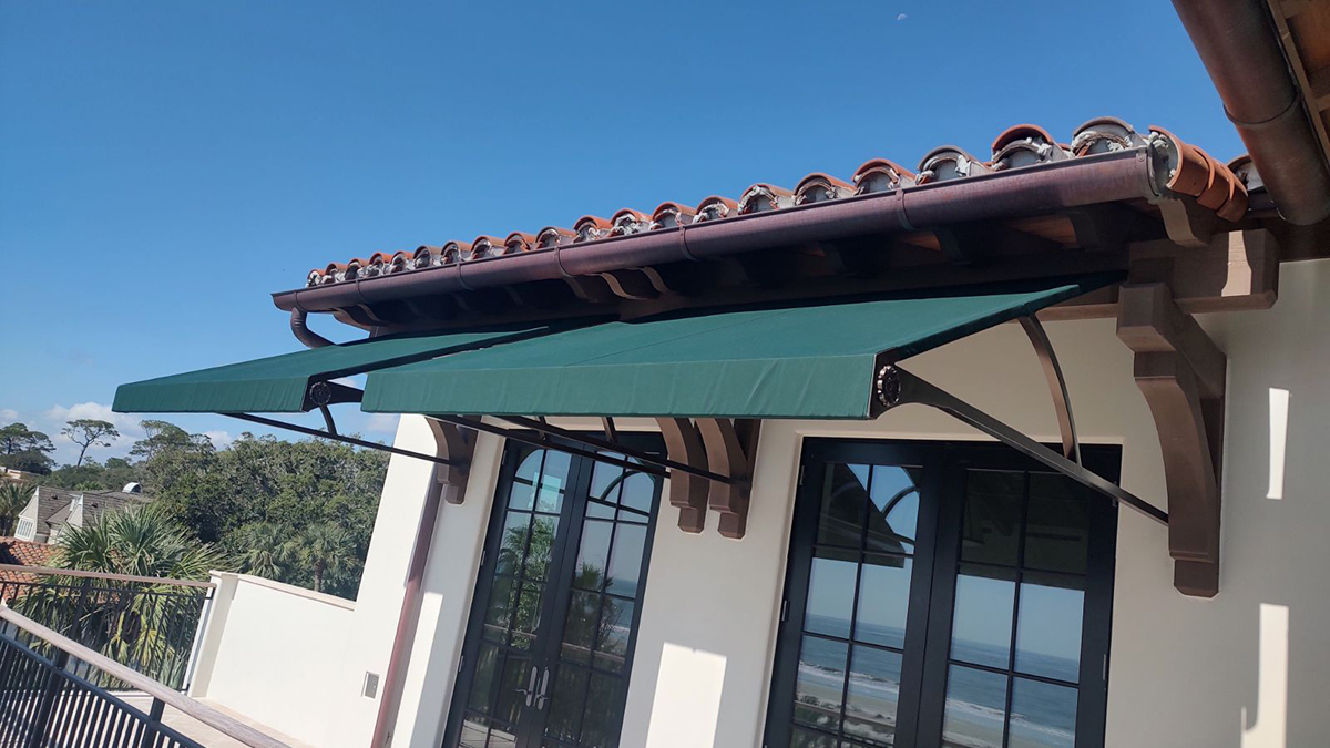 fabric awnings st simons island