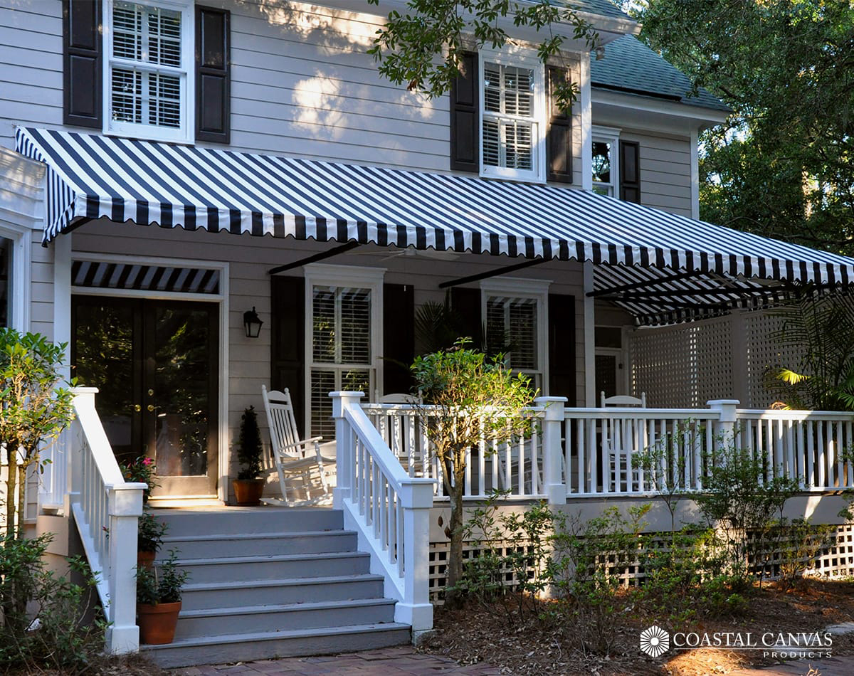 residential fabric awnings st simons island