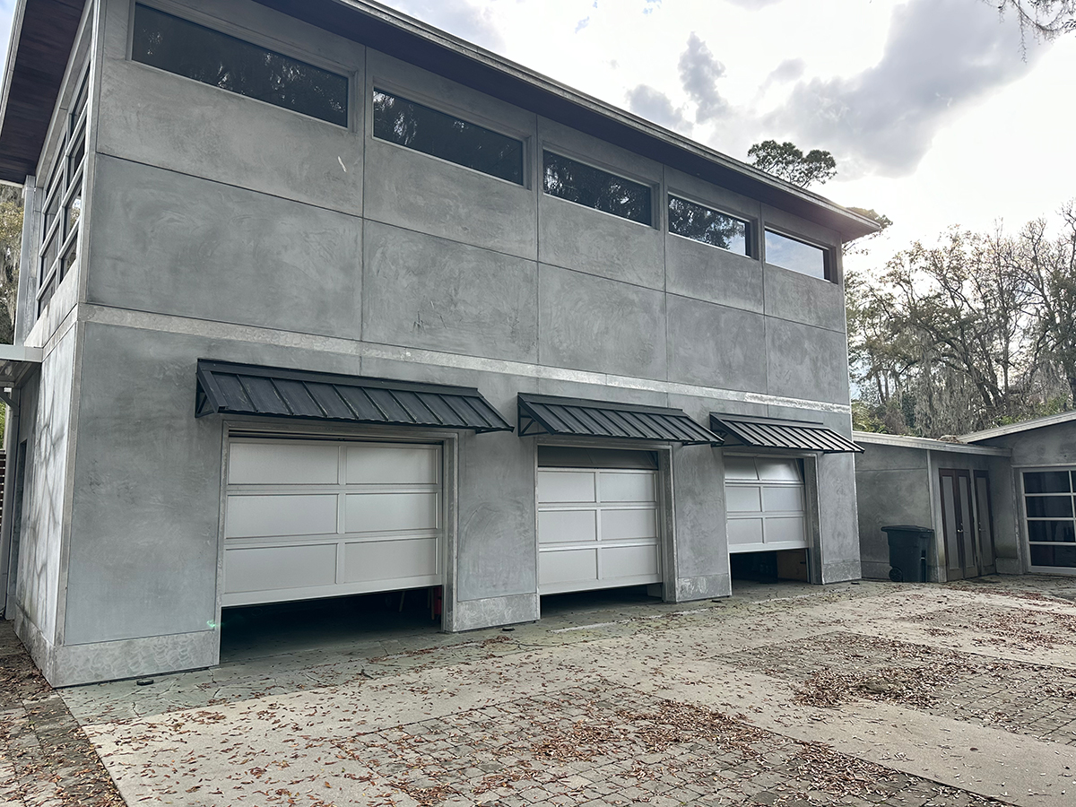 commercial metal awning and canopy charleston