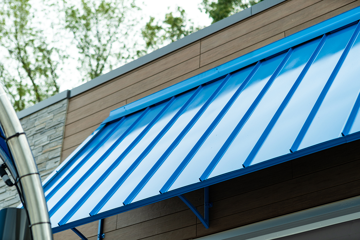 commercial metal awnings and canopies savannah