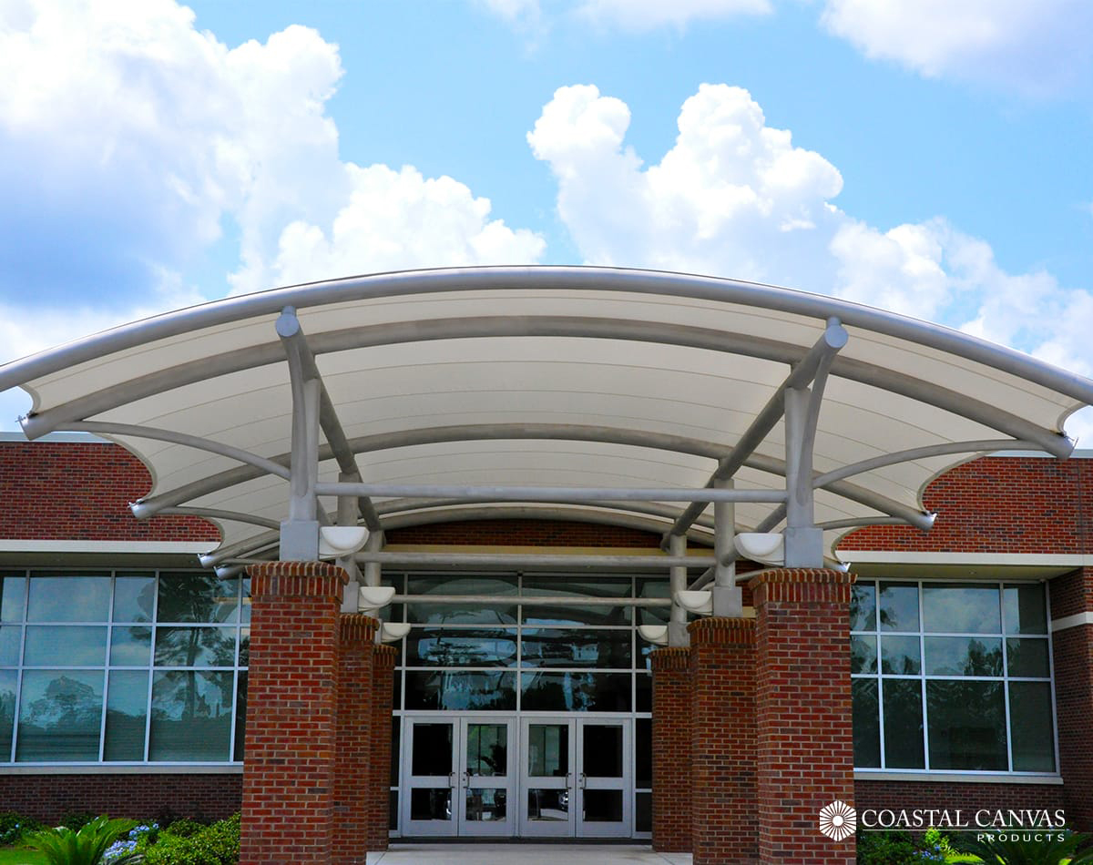 commercial st simon metal canopy