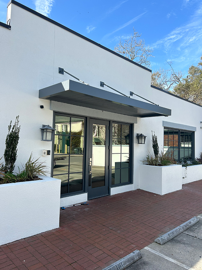 residential hilton head metal canopy