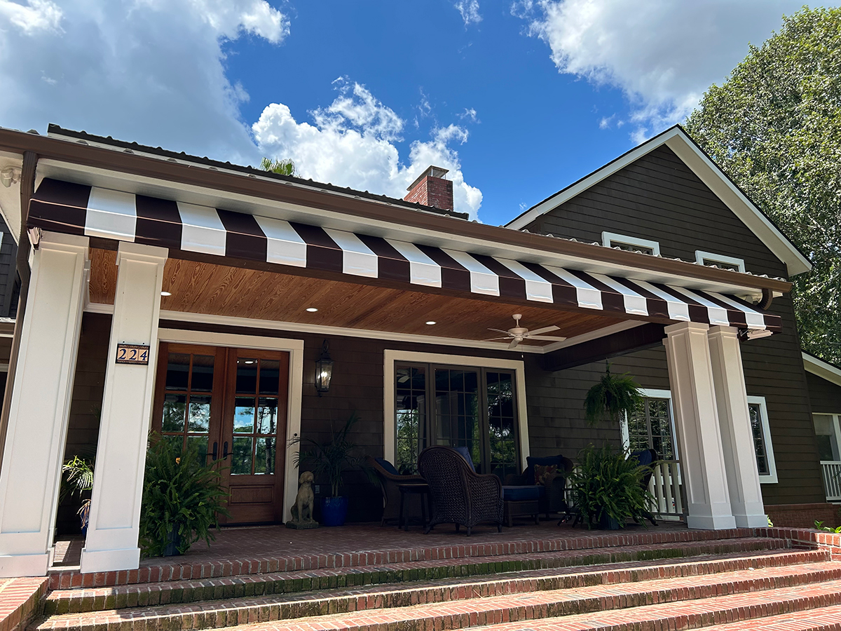 residential hilton head island south carolina retractable awnings