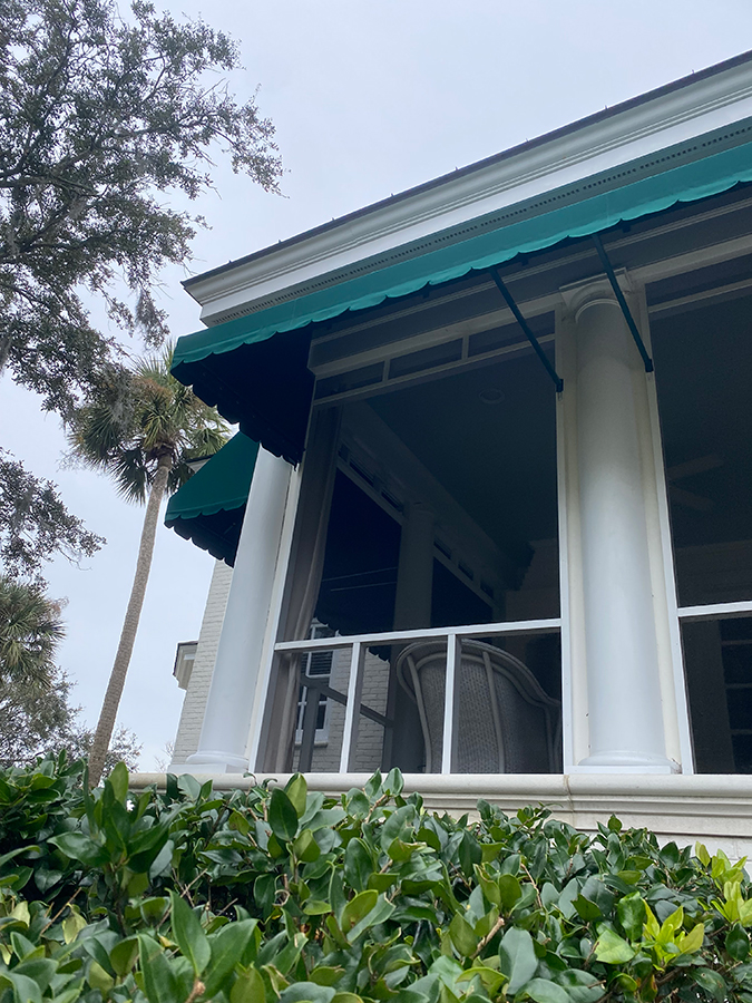 residential saint simon retractable awnings